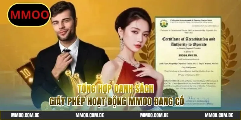 Điểm qua 5 giấy phép hoạt động MMOO uy tín đang sở hữu